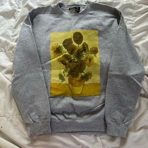 Urban Outfitters x Vincent Van Gogh sunflowers sweatshirt. Size XS (never worn)